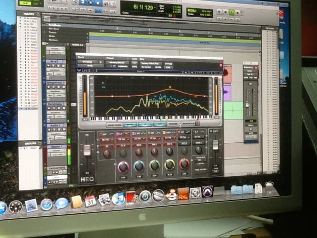 Waves HEQ Hybrid Equalizer At Work In A Nashville Trax mix